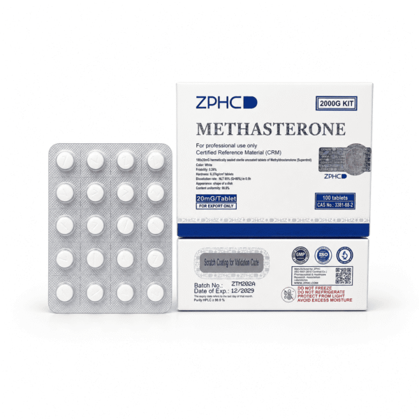 ZPHC Methasterone 20mg | 100 Tablets