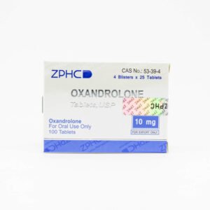 ZPHC Oxandrolone 10mg | 100 Tablets Box
