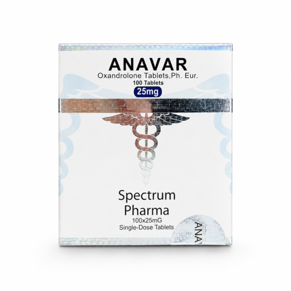 Spectrum Pharma Anavar 25mg | High-Dose Oxandrolone Tablets