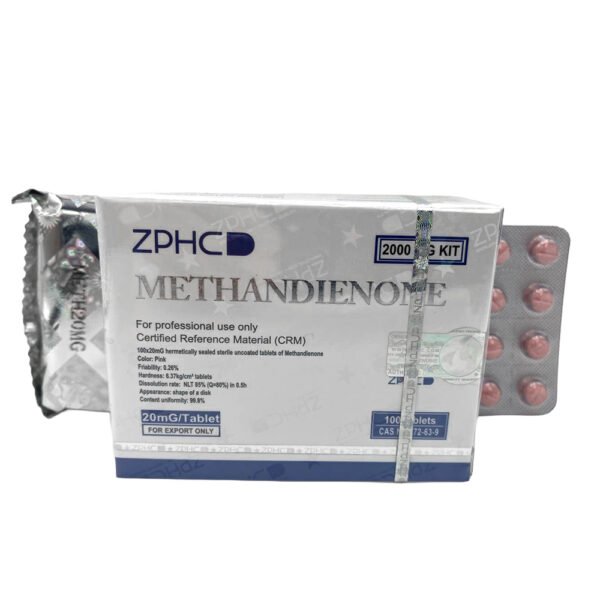 ZPHC Methandienone (Dianabol) 20mg | 100 Tablets Box