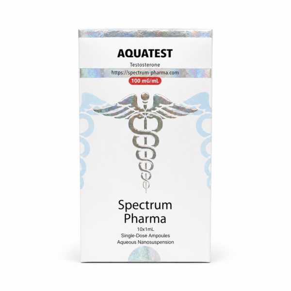 Spectrum Pharma Aquatest 100mg | Water-Based Testosterone Suspension