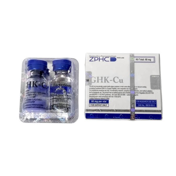 ZPHC GHK-Cu 60mg Kit | Lyophilized Peptide + BAC Water