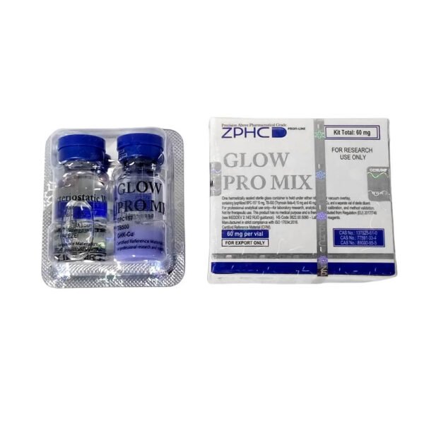 Glow Pro Mix 60mg ZPHC – (BPC-157 + TB-500 + GHK-Cu)