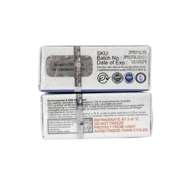 ZPHC MOTS-c 20mg Kit | Lyophilized Peptide + BAC Water