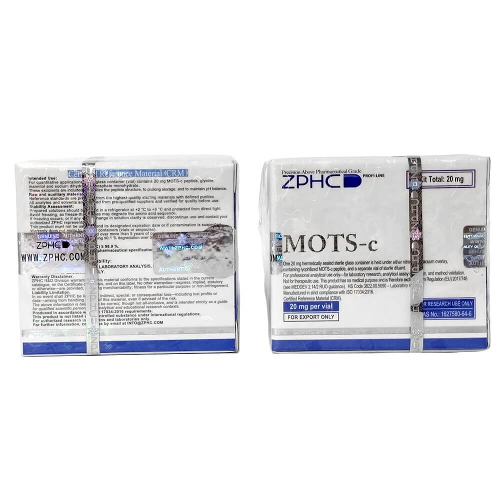 ZPHC MOTS-c 20mg Kit | Lyophilized Peptide + BAC Water