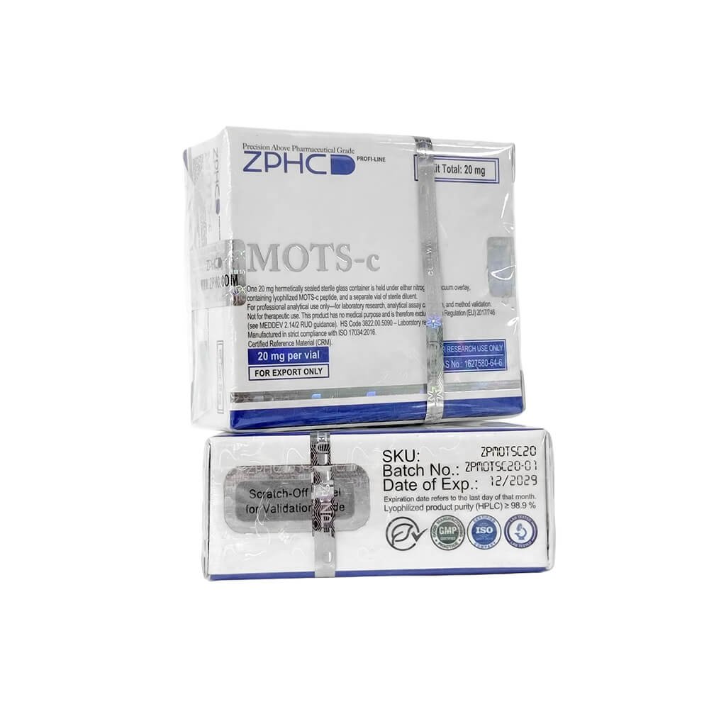 ZPHC MOTS-c 20mg Kit | Lyophilized Peptide + BAC Water