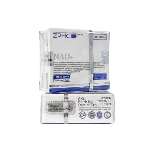 ZPHC NAD+ 1000mg Kit | Lyophilized Powder + BAC Water