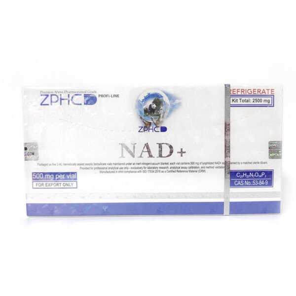 ZPHC NAD+ 2500mg Kit (5 x 500mg) | Lyophilized Powder