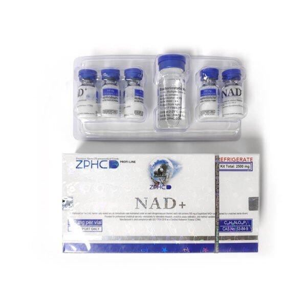 ZPHC NAD+ 2500mg Kit (5 x 500mg) | Lyophilized Powder