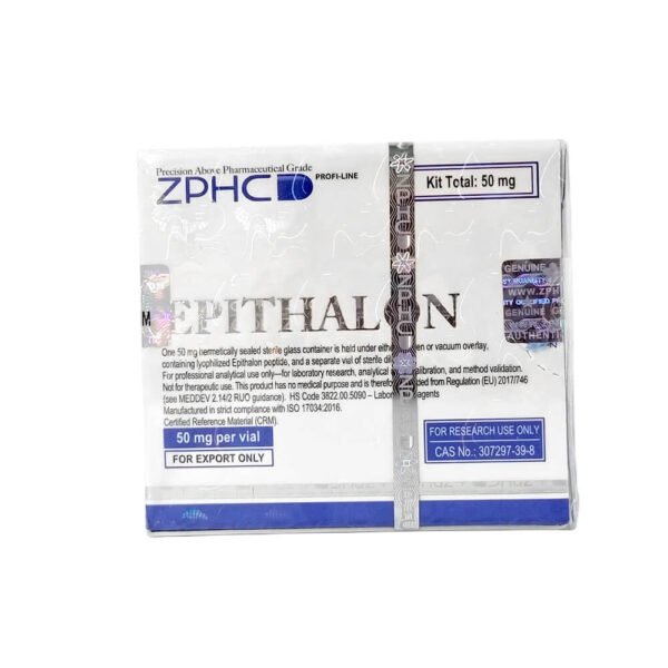 ZPHC Epithalon 50mg Kit | Lyophilized Peptide + BAC Water