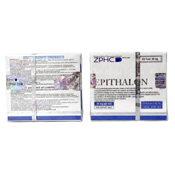 ZPHC Epithalon 50mg Kit | Lyophilized Peptide + BAC Water