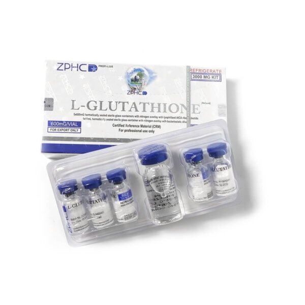 ZPHC L-Glutathione 3000mg Kit (5 x 600mg) | Lyophilized Powder