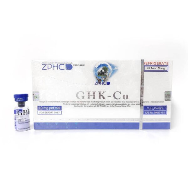ZPHC GHK-Cu 50mg Kit (5 x 10mg) | Lyophilized Peptide