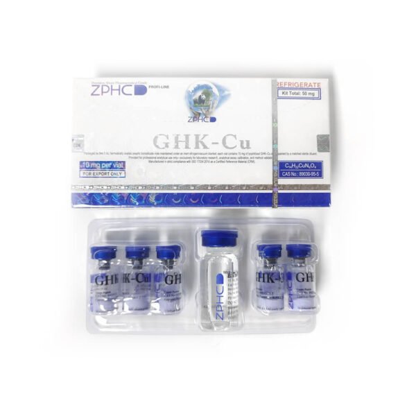ZPHC GHK-Cu 50mg Kit (5 x 10mg) | Lyophilized Peptide
