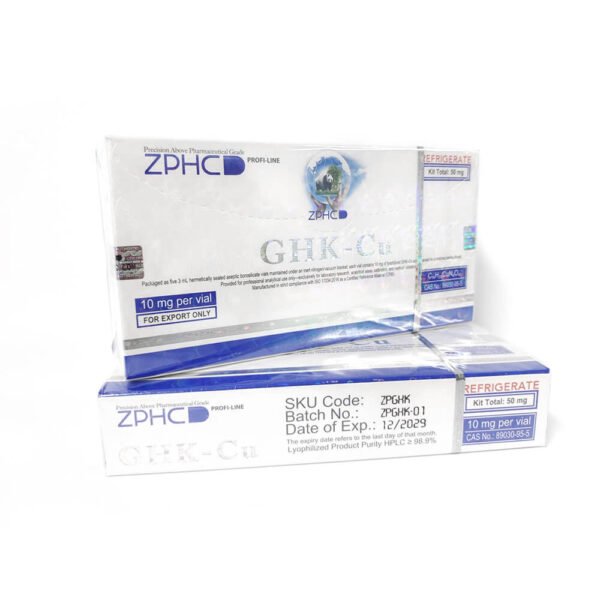 ZPHC GHK-Cu 50mg Kit (5 x 10mg) | Lyophilized Peptide