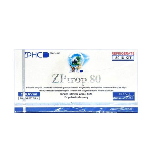 ZPHC Zptrop HGH 80 IU | Recombinant Somatropin Kit